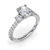 18Kt White Gold Bridal  Engagement Rings