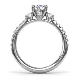 18Kt White Gold Bridal  Engagement Rings