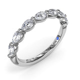 18Kt White Gold Bridal  Bands