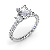 18Kt White Gold Bridal  Engagement Rings