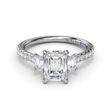 18Kt White Gold Bridal  Engagement Rings