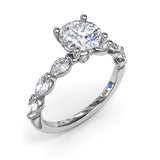 14Kt White Gold Bridal Engagement Rings