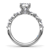 14Kt White Gold Bridal Engagement Rings