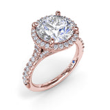 14Kt Rose Gold Bridal Engagement Rings