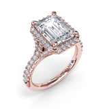 14Kt Rose Gold Bridal Engagement Rings