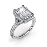 14Kt White Gold Bridal Engagement Rings