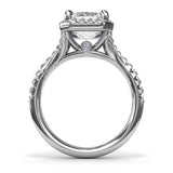 14Kt White Gold Bridal Engagement Rings