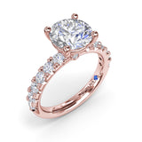 14Kt Rose Gold Bridal Engagement Rings