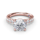 14Kt Rose Gold Bridal Engagement Rings