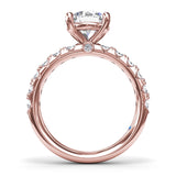 14Kt Rose Gold Bridal Engagement Rings