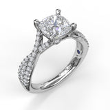 18Kt White Gold Bridal Engagement Rings