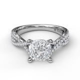 18Kt White Gold Bridal Engagement Rings