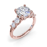 14Kt Rose Gold Bridal Engagement Rings