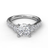 18Kt White Gold Bridal Engagement Rings