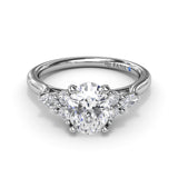 18Kt White Gold Bridal  Engagement Rings