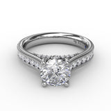 18Kt White Gold Bridal Engagement Rings