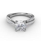 18Kt White Gold Bridal Engagement Rings