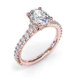 14Kt Rose Gold Bridal Engagement Rings