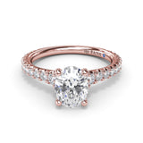 14Kt Rose Gold Bridal Engagement Rings