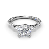 14Kt White Gold Bridal Engagement Rings