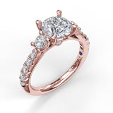 14Kt Rose Gold Bridal Engagement Rings