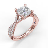 14Kt Rose Gold Bridal Engagement Rings