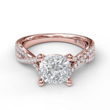 14Kt Rose Gold Bridal Engagement Rings