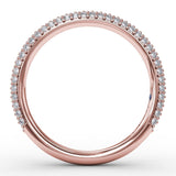 14Kt Rose Gold Bridal Bands