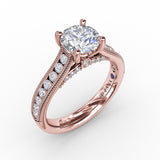 14Kt Rose Gold Bridal Engagement Rings