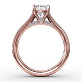 14Kt Rose Gold Bridal Engagement Rings