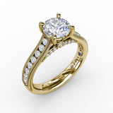 14Kt Yellow Gold Bridal Engagement Rings