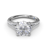 14Kt White Gold Bridal Engagement Rings