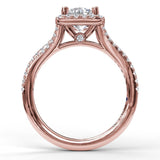 14Kt Rose Gold Bridal Engagement Rings