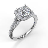 14Kt White Gold Bridal Engagement Rings