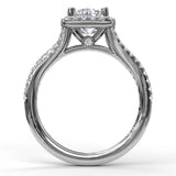 14Kt White Gold Bridal Engagement Rings