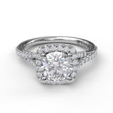 14Kt White Gold Bridal Engagement Rings