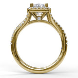 14Kt Yellow Gold Bridal Engagement Rings