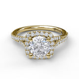 14Kt Yellow Gold Bridal Engagement Rings