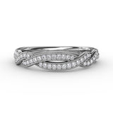 18Kt White Gold Bridal Bands