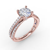 14Kt Rose Gold Bridal Engagement Rings