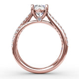 14Kt Rose Gold Bridal Engagement Rings