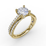 14Kt Yellow Gold Bridal Engagement Rings