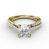 14Kt Yellow Gold Bridal Engagement Rings