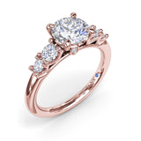 14Kt Rose Gold Bridal Engagement Rings