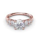 14Kt Rose Gold Bridal Engagement Rings