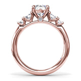 14Kt Rose Gold Bridal Engagement Rings