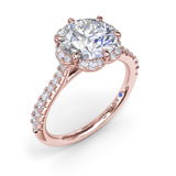 14Kt Rose Gold Bridal  Engagement Rings