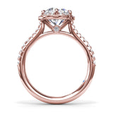 14Kt Rose Gold Bridal  Engagement Rings