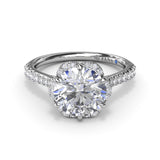 14Kt White Gold Bridal  Engagement Rings