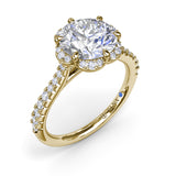 14Kt Yellow Gold Bridal  Engagement Rings